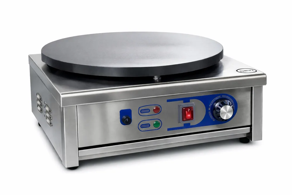 מכשיר קרפ צרפתי מקצועית – משטח עגול מקומר