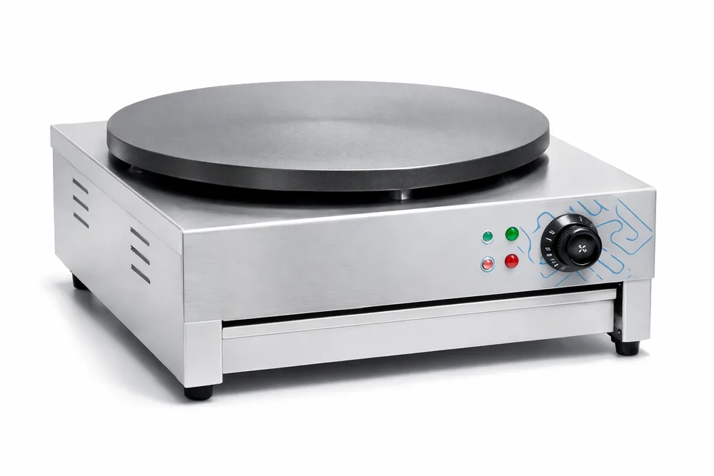 מכשיר קרפ צרפתי מקצועית – משטח עגול חלק