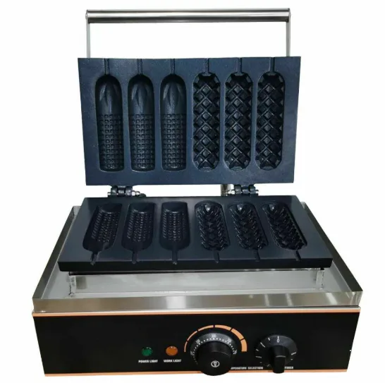 מכונת וופל בלגי 6 מקלות