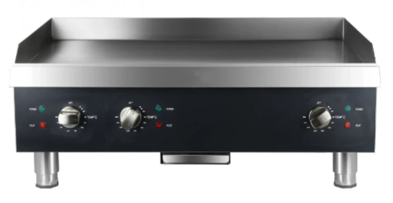 פלנצה 90/60 תעשייתית תלת פאזי משטח כרום ניקל Heavy-Duty 12KW
