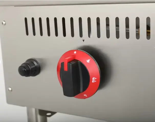 גריל גז תעשייתי דלפקי עם אבני לבה רוחב 90 ס”מ