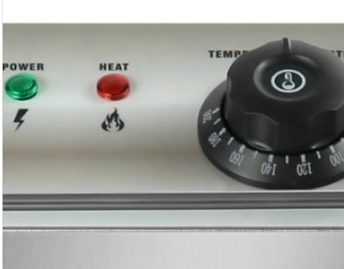 ציפסר כפול חשמלי דלפקי 6+6 ליטר