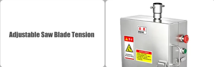 מסור סרט תעשייתי חשמלי לחיתוך בשר Heavy Duty דגם 55/55/100 ס"מ