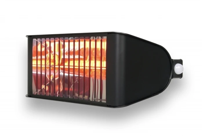 תנור אינפרא אדום + שלט | דגם premium 2500W | שחור מט - תליה