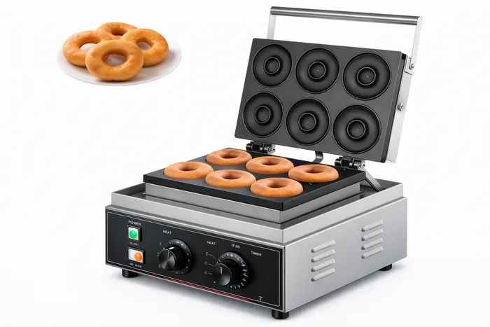 מכונת מיני דונאטס מקצועית 6 יחידות