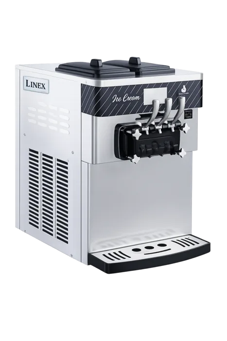 מכונת גלידה אמריקאית דלפקית עם קירור ובוחש עליון - LineXCold2