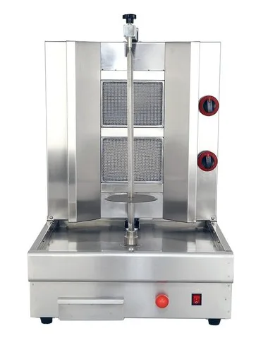 מכונת שווארמה גז מקצועית 2 מבערים