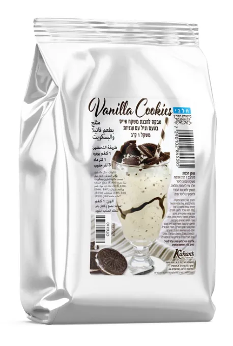 אבקה להכנת אייס וניל עם עוגיות