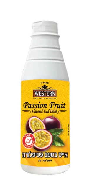 אייס נוזלי בטעם פסיפלורה 1 ק"ג ווסטרן