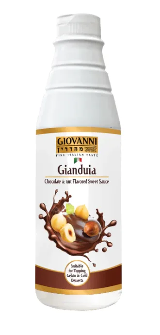 רוטב בטעם שוקולד ואגוזים (ג’נדויה)