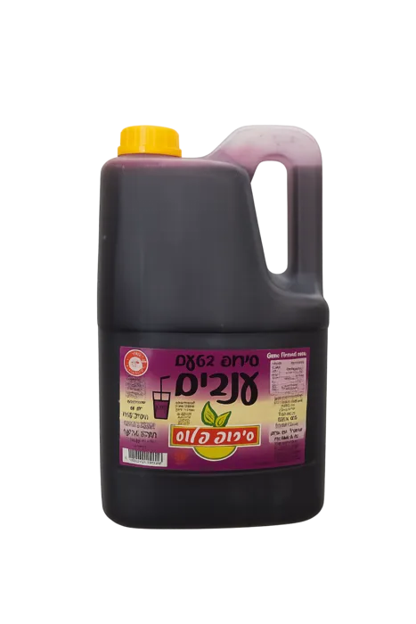 תרכיז סירופ לברד ענבים 4 ליטר