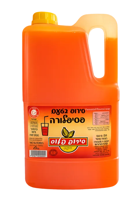 תרכיז סירופ לברד פסיפלורה 4 ליטר